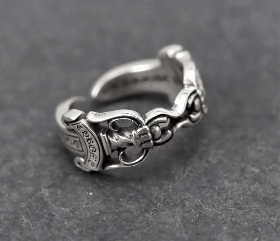 Chrome hearts discount double dagger ring