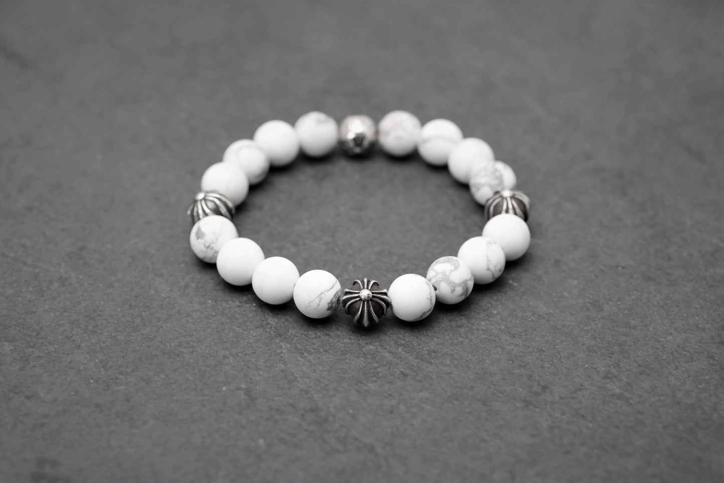 4 Bead Howlite Bracelet