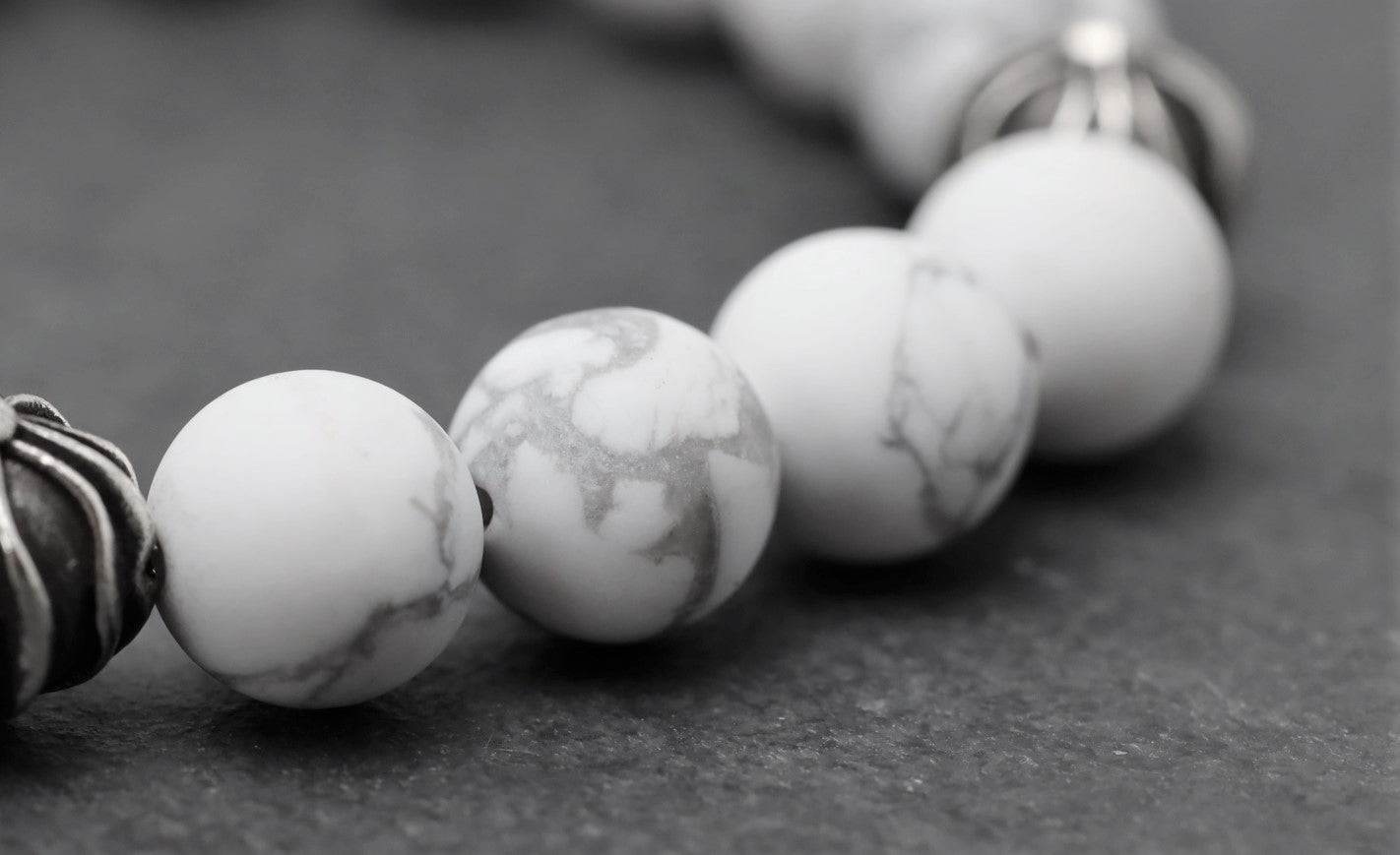 4 Bead Howlite Bracelet